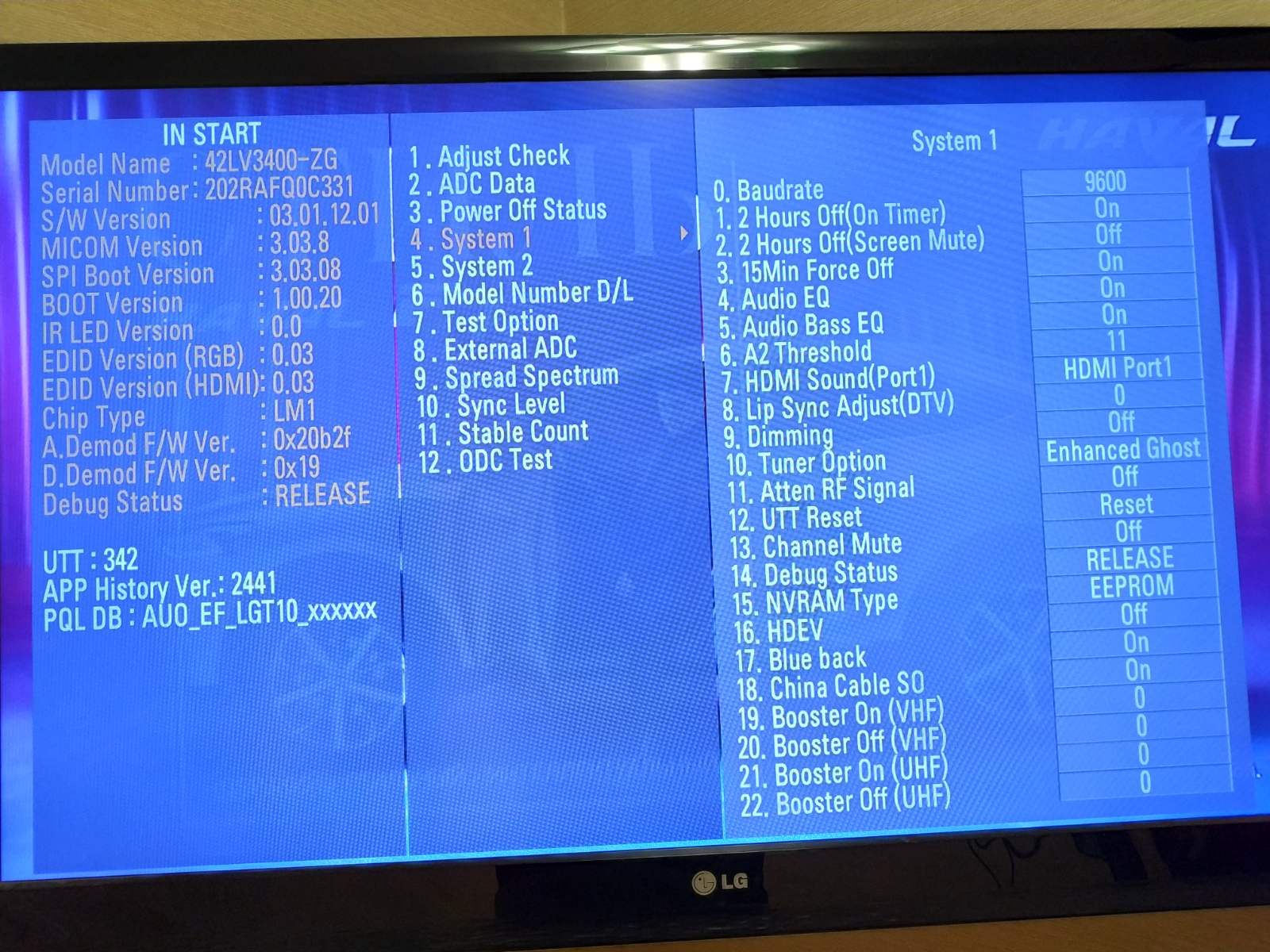 Lg сервисный режим. 42la660v сервисное меню. Сервисное меню телевизора LG. Сервисное меню LG 32lm6390plc. LG ТВ инженерное меню.