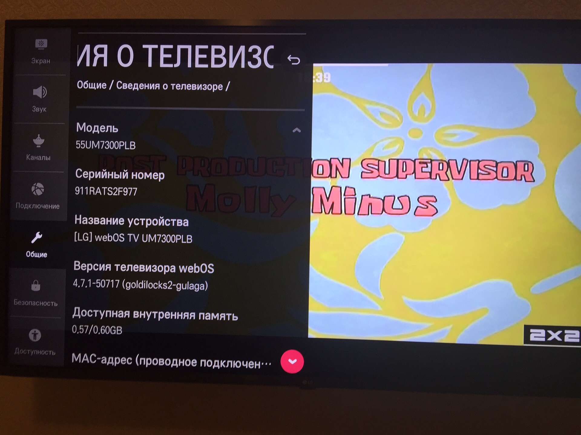 Удаление демонстрационного ролика (Демо, режим магазин) : Телевизоры LG -  Помощь - Страница 2