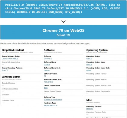 Chrome 79 on webOS Smart TV user agent.jpg