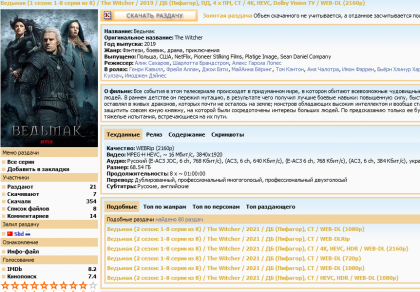 Screenshot 2021-12-22 at 12-05-58 Ведьмак (1 сезон 1-8 серия из 8) The Witcher 2019 ДБ (Пифагор), ПД, 4 x ПМ, СТ 4K, HEVC, [...].png