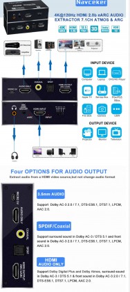 2022 лучший eARC HDMI 2,0 аудио экстрактор 4K 120 Гц RGB8_8_8 HDR HDM_ - aliexpress.ru.jpg