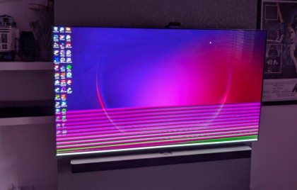 Зеленые линии на LG OLED G5 в режиме 165 Гц.jpeg