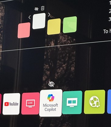 LG TV new software update installed Microsoft Copilot which cannot be deleted.jpeg